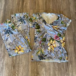 Mother Bee Maternity 2 piece outfit size large